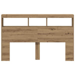 Hodegavl Skap Med Led Artisan Eik 160X17X102 Cm