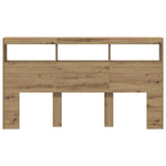 Hodegavl Skap Med Led Artisan Eik 180X17X102 Cm