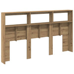Hodegavl Skap Med Led Artisan Eik 180X17X102 Cm
