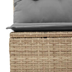 Hagesofaer Med Puter 6 Deler Beige Polyrotting Akasie