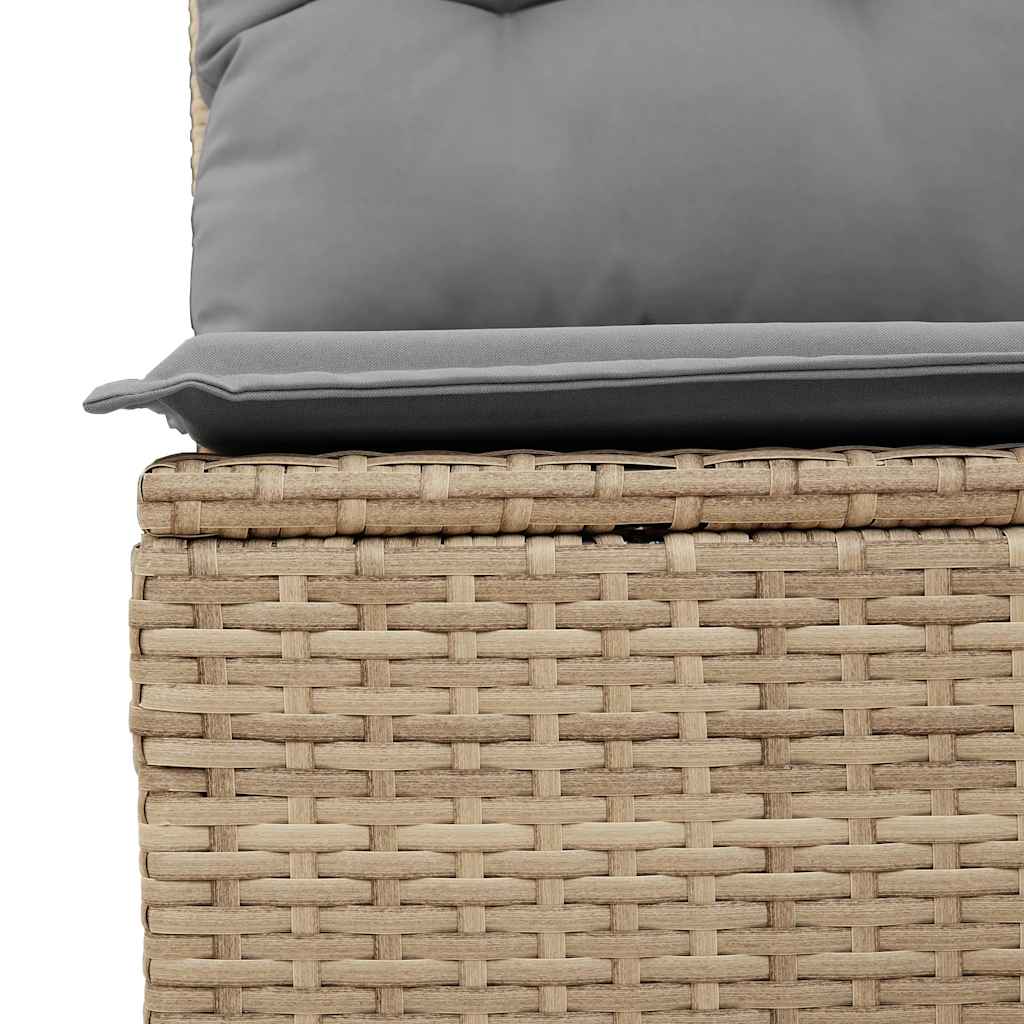 Hagesofaer Med Puter 5 Deler Beige Polyrotting Akasie