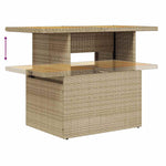 Hagesofaer Med Puter 9 Deler Beige Polyrotting Akasie