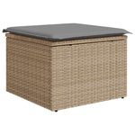 Hagesofaer Med Puter 8 Deler Beige Polyrotting Akasie
