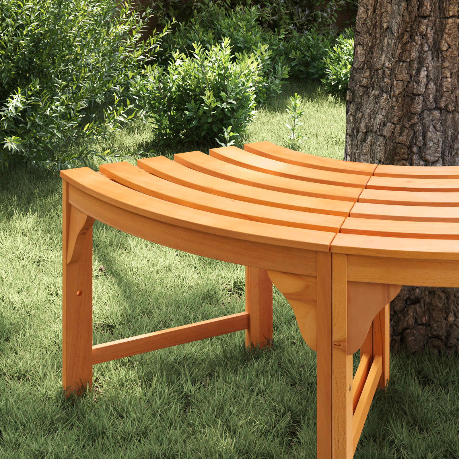 Trebens Naturlig 160 X 80 X 45Cm Solid Eucalyptus Tre