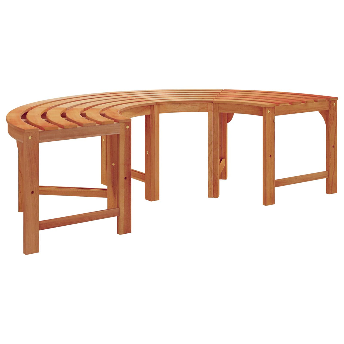 Trebens Naturlig 160 X 80 X 45Cm Solid Eucalyptus Tre