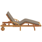 Solstol Gråbrun 200 X 67 X 84 Cm Solid Akasietre