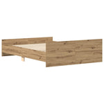 Sengeramme Uten Madrass Artisan Eik 150X200 Cm Konstruert Tre