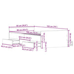 Sengeramme Uten Madrass Artisan Eik 90X190 Cm Konstruert Tre