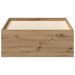 Sengeramme Uten Madrass Artisan Eik 90X200 Cm Konstruert Tre