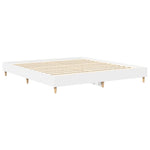 Sengeramme Uten Madrass Hvit 180X200 Cm Konstruert Tre