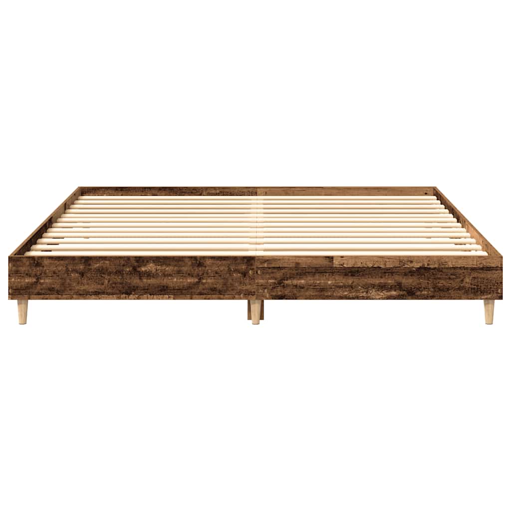 Sengeramme Uten Madrass Gammelt Tre 180X200 Cm Konstruert Tre