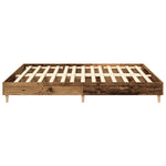 Sengeramme Uten Madrass Gammelt Tre 180X200 Cm Konstruert Tre