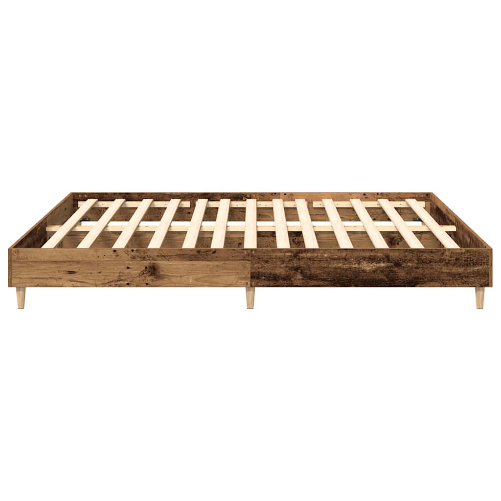 Sengeramme Uten Madrass Gammelt Tre 180X200 Cm Konstruert Tre