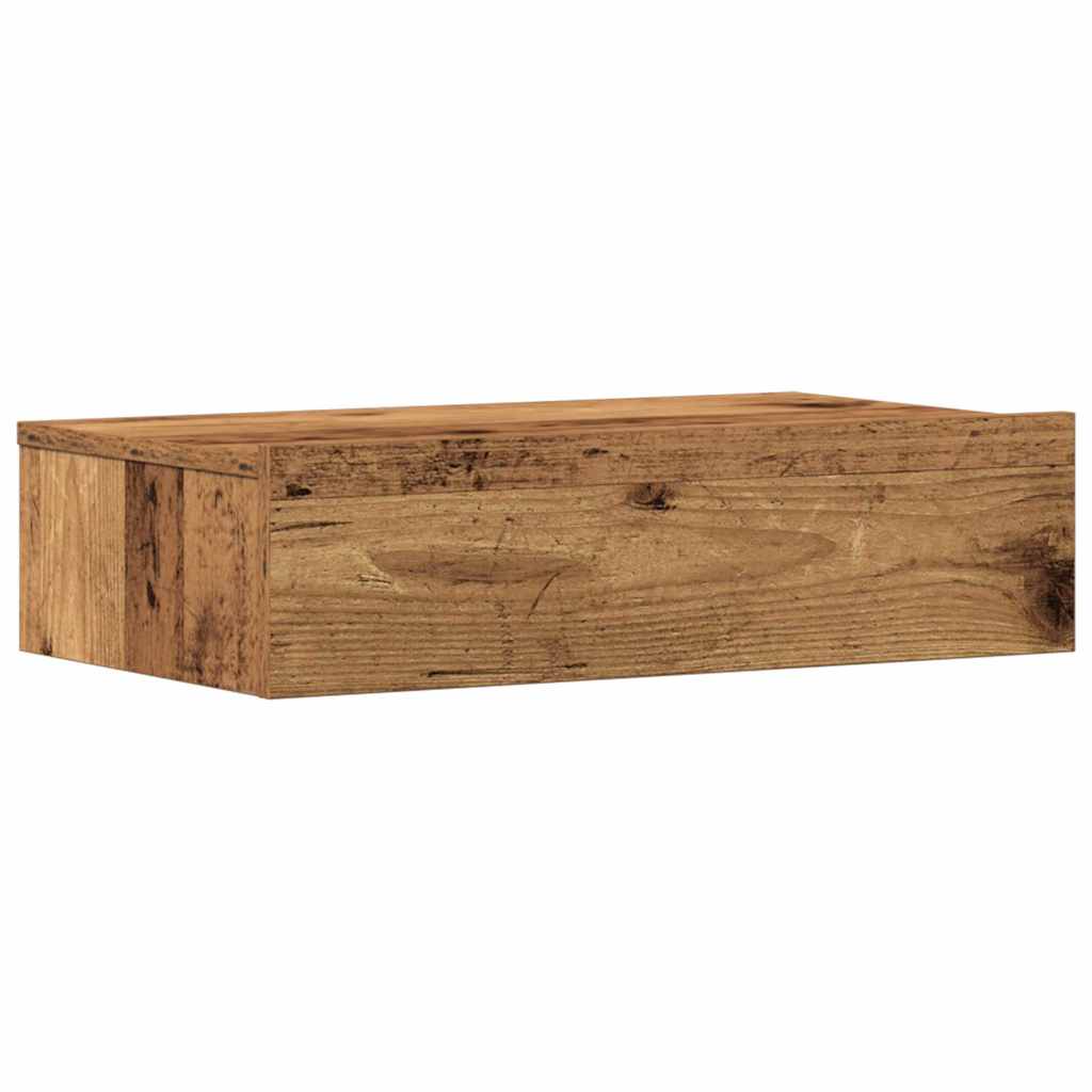 Nattbord Gammelt Tre 60X35 Cm Konstruert Tre