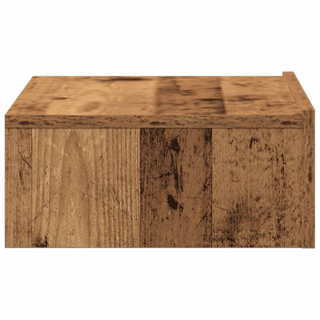 Nattbord Gammelt Tre 60X35 Cm Konstruert Tre