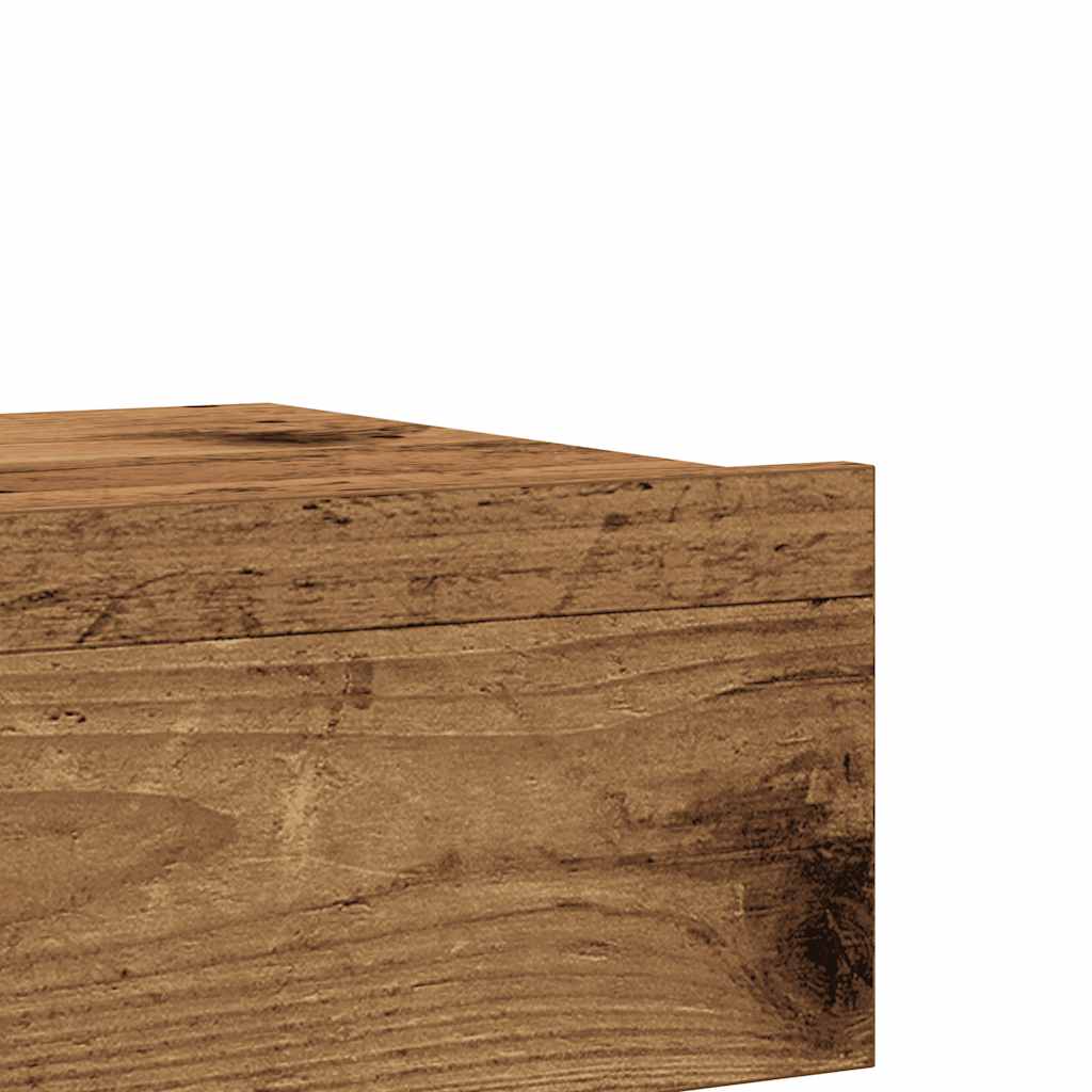 Nattbord Gammelt Tre 60X35 Cm Konstruert Tre