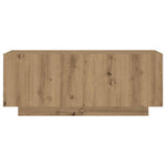 Tv-Benk Med Led-Lys Artisan Eik 300X35X40 Cm Konstruert Tre