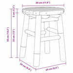 Håndverk Brun 30 X 30 X 36 Cm Bambus