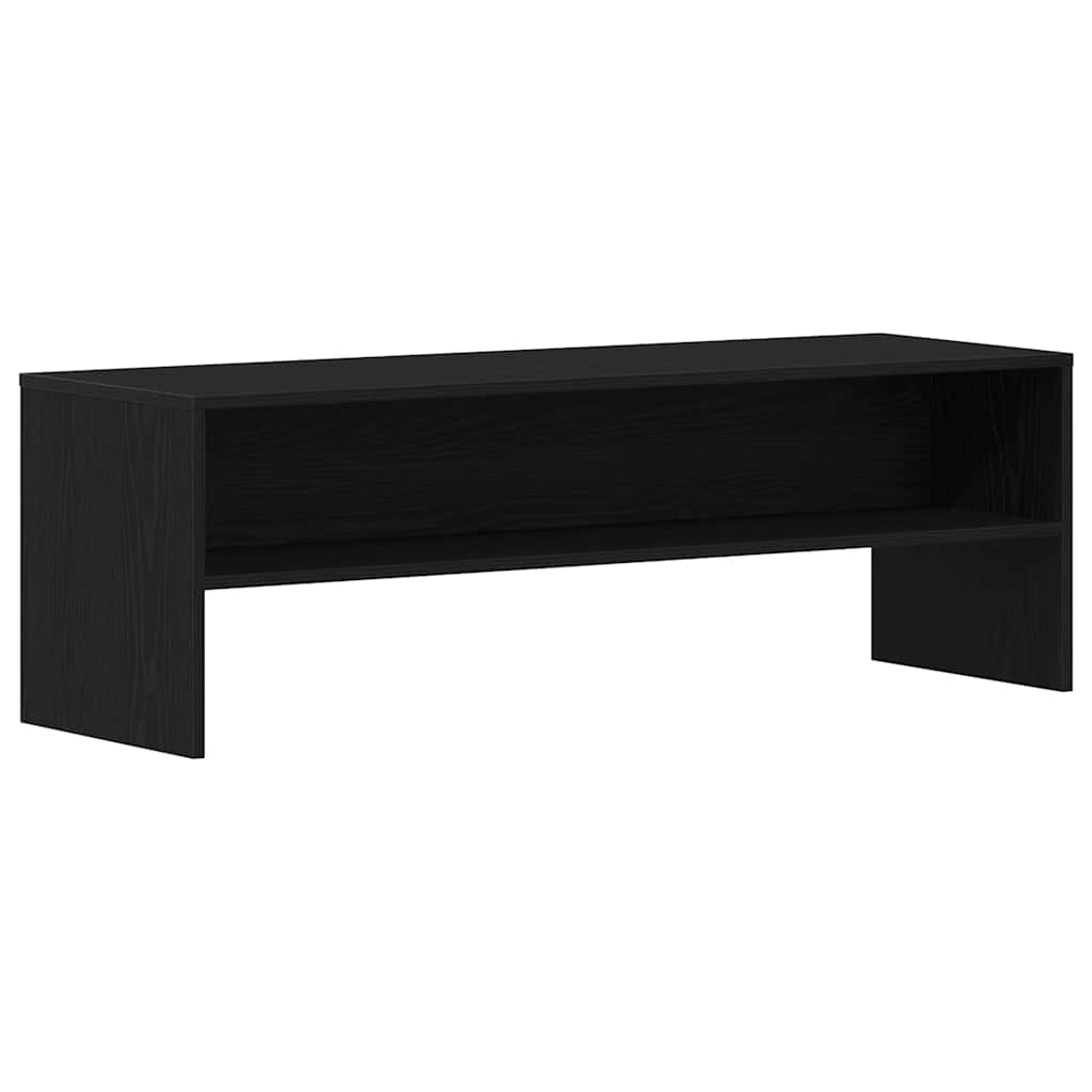 Tv-Benk Svart Eik 120X40X40 Cm Sponplate