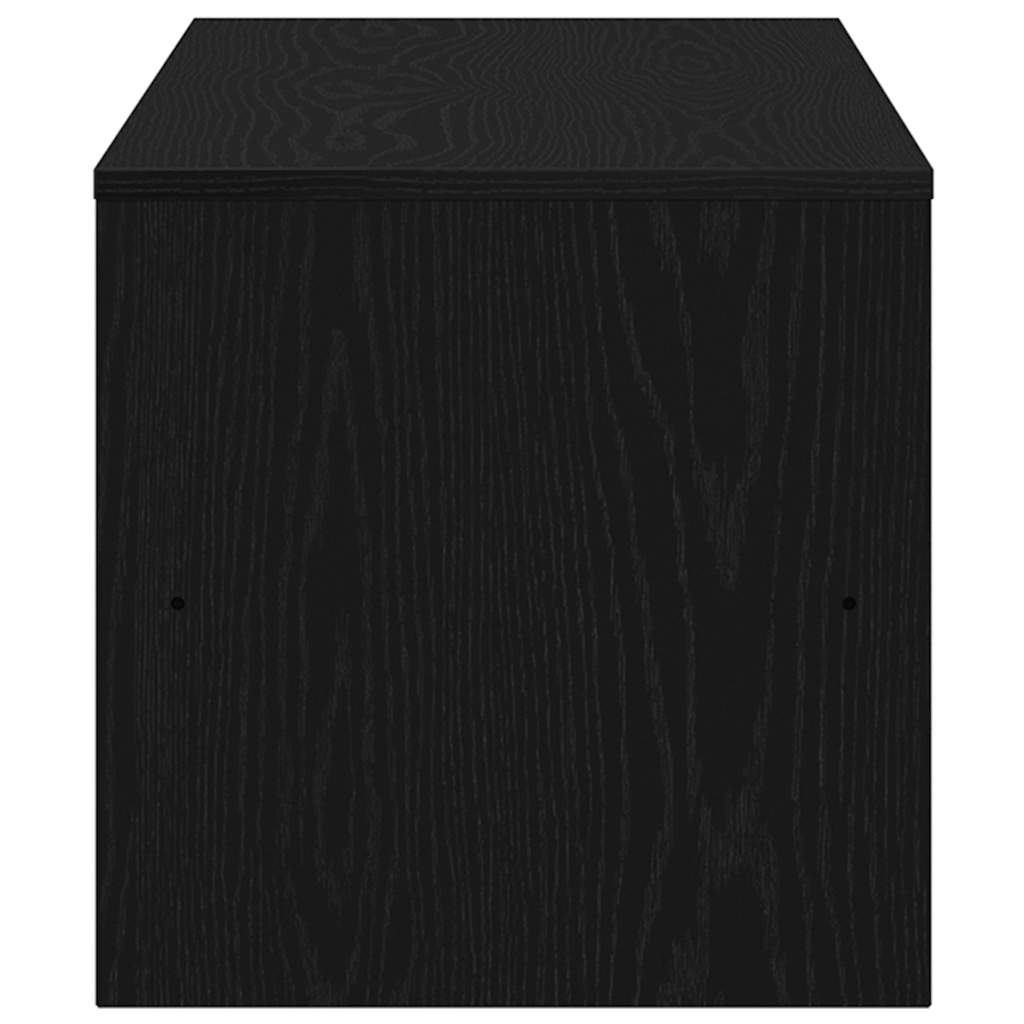 Tv-Benk Svart Eik 120X40X40 Cm Sponplate