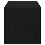 Tv-Benk Svart Eik 120X40X40 Cm Sponplate