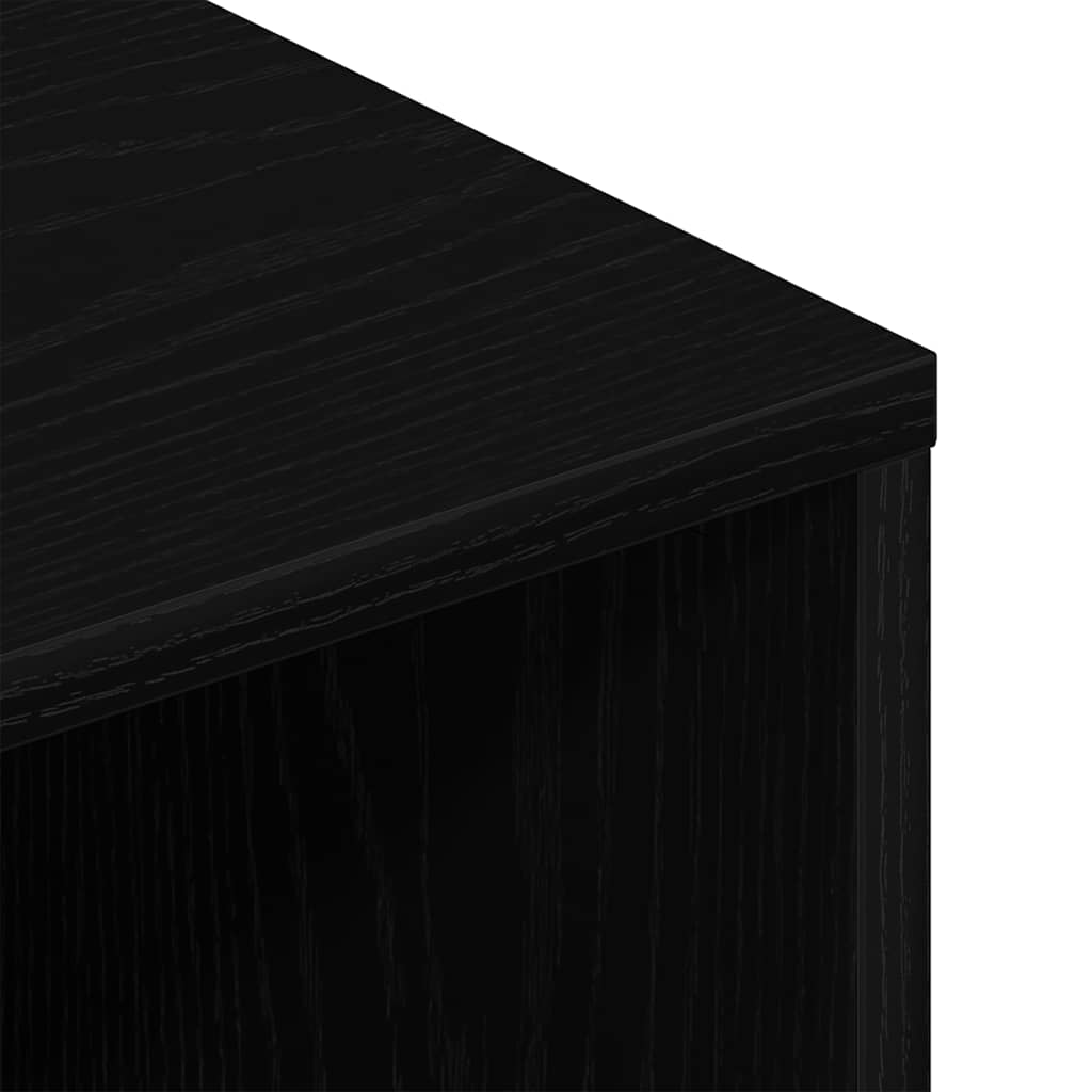 Tv-Benk Svart Eik 120X40X40 Cm Sponplate