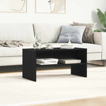 Tv-Benk Svart Eik 80X40X40 Cm Konstruert Tre