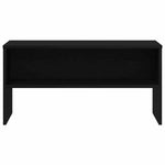Tv-Benk Svart Eik 80X40X40 Cm Konstruert Tre