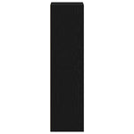 Bokhylle Svart Eik 36X30X114 Cm Konstruert Tre