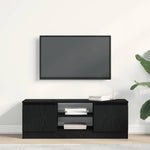 Tv-Benk Svart Eik 102X30X36 Cm Konstruert Tre