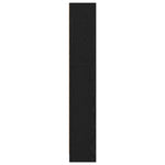 Bokhylle Svart Eik 40X24X143 Cm Konstruert Tre