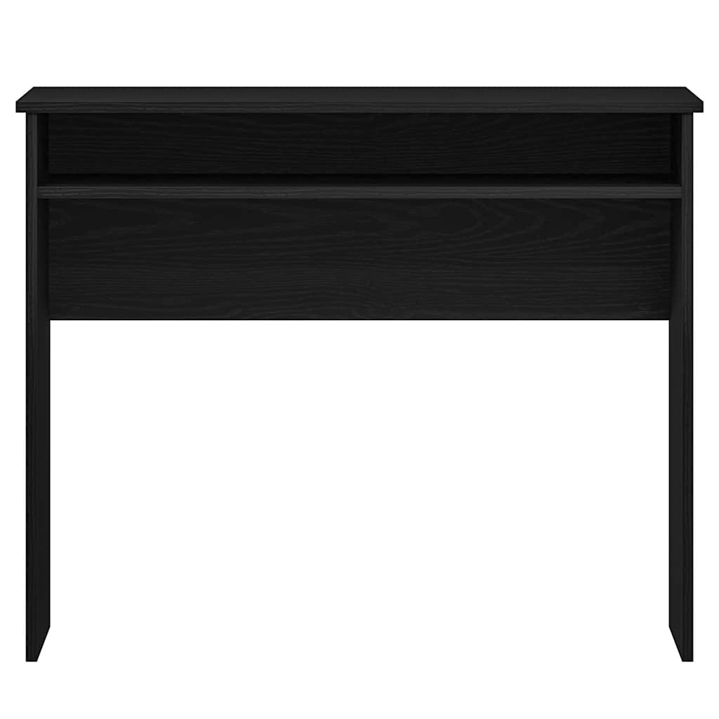 Skrivebord Svart Eik 90X50X74 Cm Konstruert Tre
