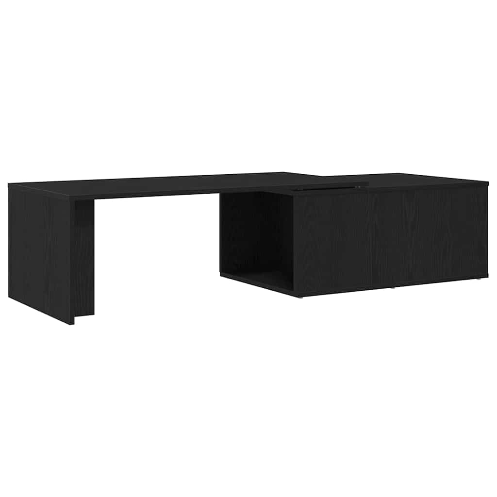 Kaffebord Svart Eik 150 X 50 X 35 Cm Konstruert Tre