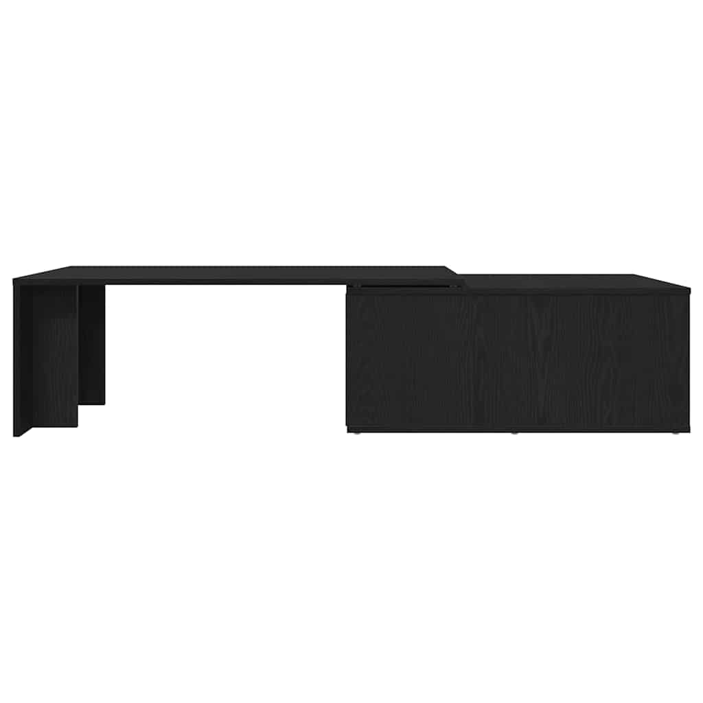 Kaffebord Svart Eik 150 X 50 X 35 Cm Konstruert Tre