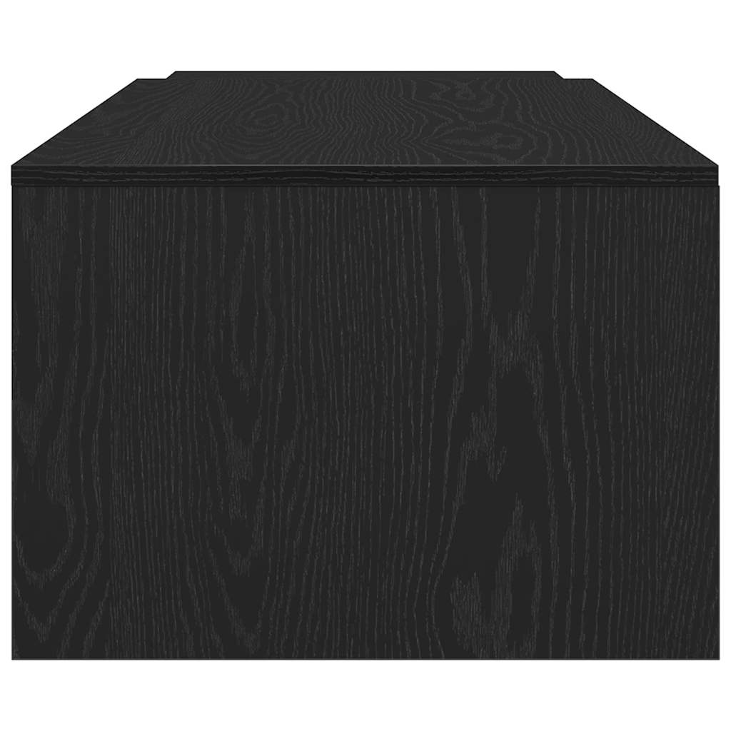 Kaffebord Svart Eik 150 X 50 X 35 Cm Konstruert Tre