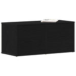 Tv-Skap Med Skuff Svart Eik 80 X 34 X 36 Cm Konstruert Tre