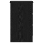 Skrivebord Svart Eik 90X45X76 Cm Konstruert Tre