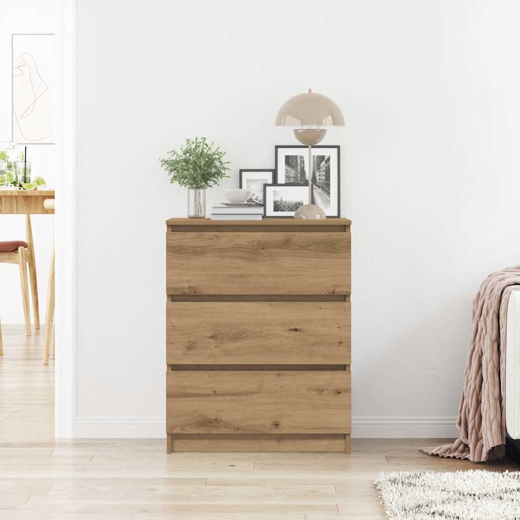 Skjenk Artisan Eik 60X35X76 Cm Konstruert Tre