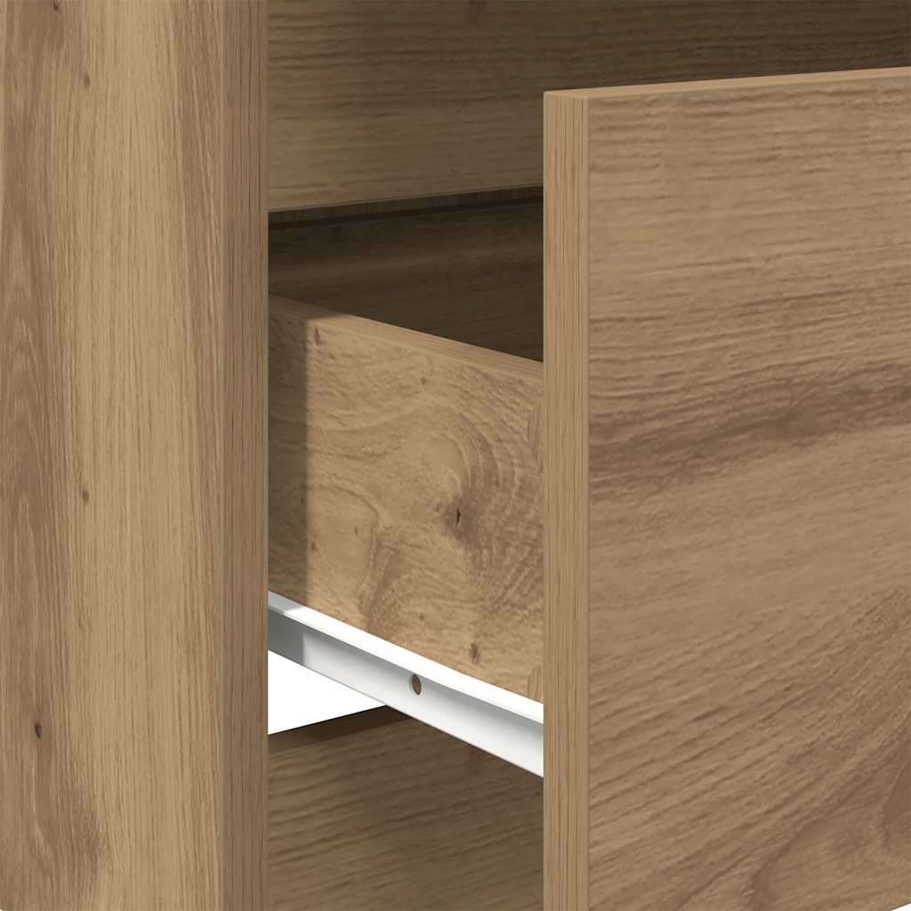 Skjenk Artisan Eik 60X35X76 Cm Konstruert Tre