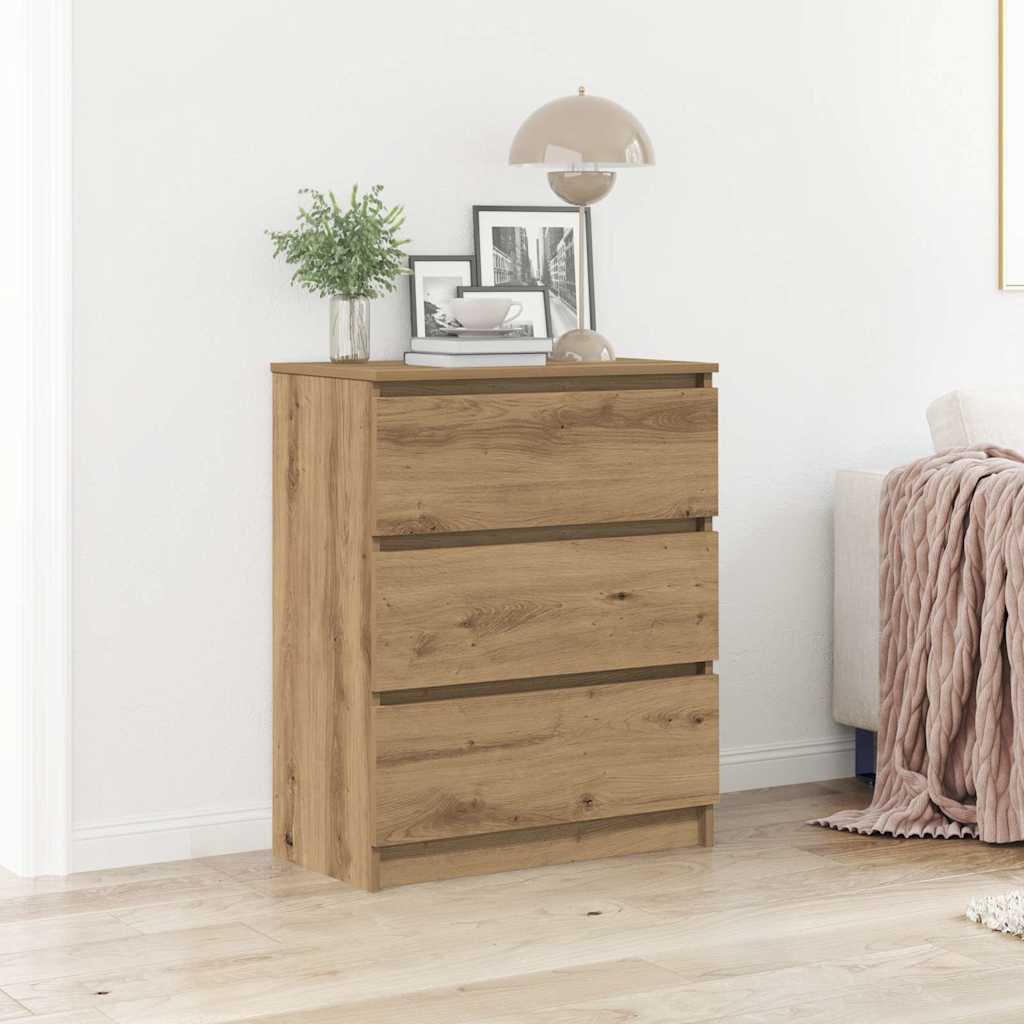 Skjenk Artisan Eik 60X35X76 Cm Konstruert Tre