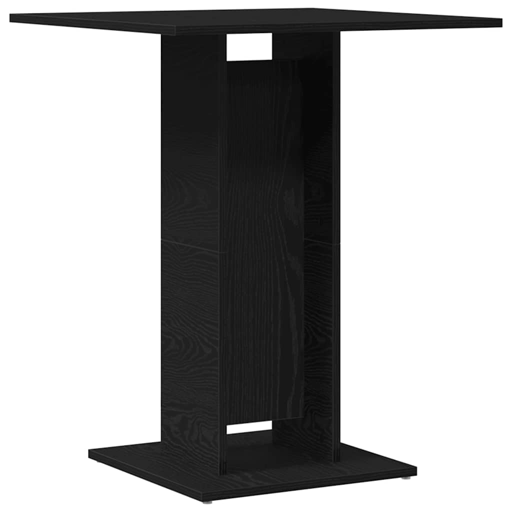 Bistrobord Svart Eik 60X60X75 Cm Konstruert Tre