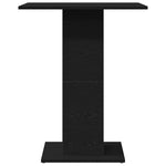 Bistrobord Svart Eik 60X60X75 Cm Konstruert Tre
