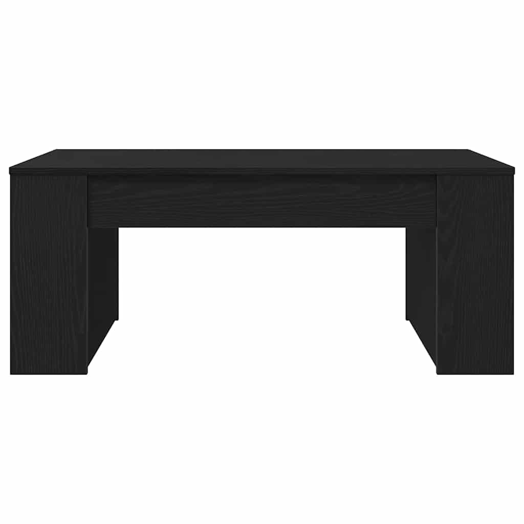 Kaffebord Svart Eik 102 X 55 X 42 Cm Konstruert Tre
