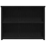 Kaffebord Svart Eik 102 X 55 X 42 Cm Konstruert Tre