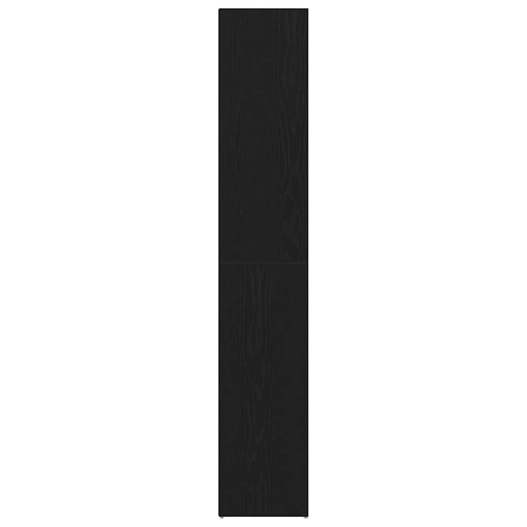 Bokskap Svart Eik 36 X 30 X 171 Cm Konstruert Tre