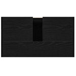 Baderomsskap Svart Eik 60X33X60 Cm Konstruert Tre