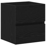 Badeservantskap Svart Eik 41X38,5X45 Cm Konstruert Tre