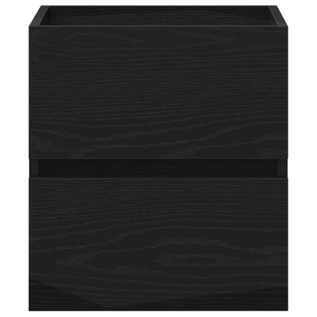 Badeservantskap Svart Eik 41X38,5X45 Cm Konstruert Tre