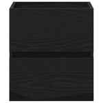 Badeservantskap Svart Eik 41X38,5X45 Cm Konstruert Tre