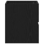 Badeservantskap Svart Eik 41X38,5X45 Cm Konstruert Tre